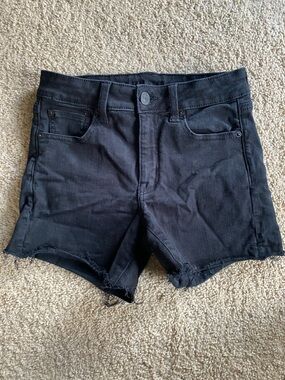 American Eagle Outfitters Black Denim Jean Shorts